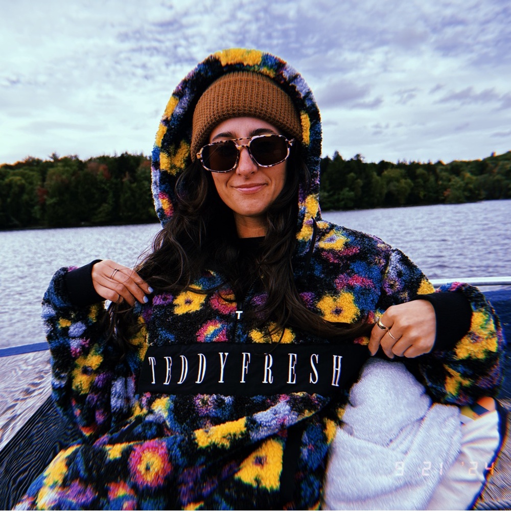 Teddy Fresh Multicolor Floral Fleece